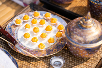 Kanom Jamongkut Thai dessert recipe