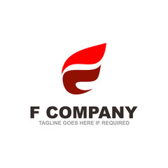 F letter logo design