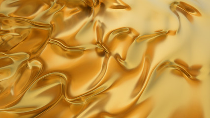 abstract gold liquid. Golden wave background. Gold background. Gold texture. Lava, nougat, caramel, amber, honey, oil