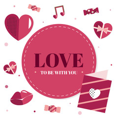 Valentine's day heart graphic