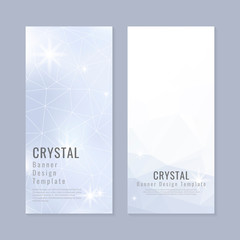 Crystal textured background collection