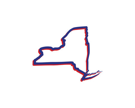 New York Outline Logo Icon 001