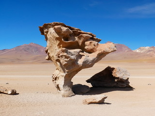Siloli desert in Bolivia