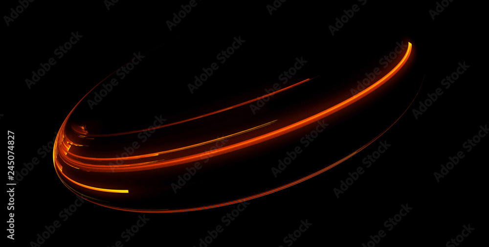 Wall mural abstract background. luminous swirling. elegant glowing circle. bright spiral. glow ribbon. empty sp