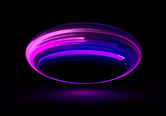 Abstract background. luminous swirling. Elegant glowing circle. Bright spiral. Glow ribbon. Empty space. .Sparking particle. Space tunnel. Glossy orbit. Colorful ellipse. Glint galaxy. Oval stage