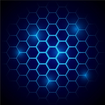 Blue Honeycomb Wallpaper 74 images