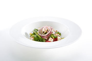 Green Salad with Goat Cheese