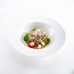 Green Salad with Goat Cheese