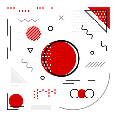 Modern background with Circle icons