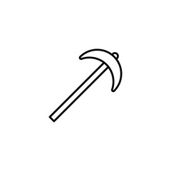 pickaxe icon vector illustration