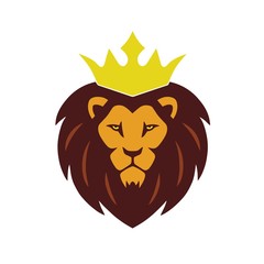 Lion King Crown Logo