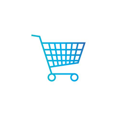 Shopping cart , purschase symbol. Add to cart button. Simple, flat design for web or mobile app. vector illustration isolated on white background.