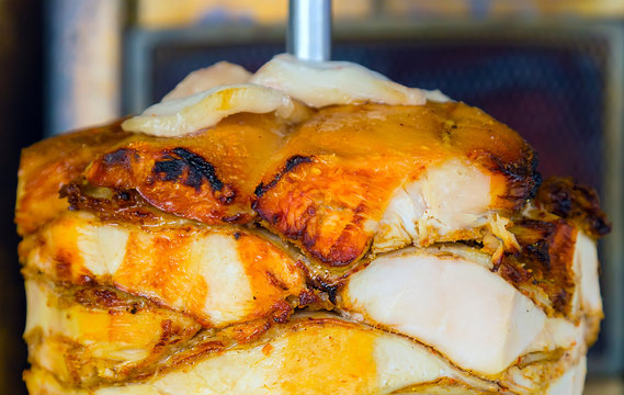 Turkish Food Shawarma meat grilled