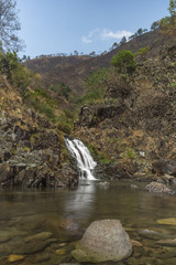 Fototapeta na wymiar Small stream cascade in Meghalaya