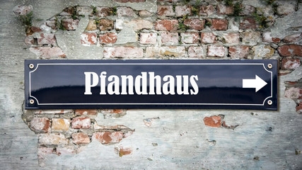 Schild 390 - Pfandhaus