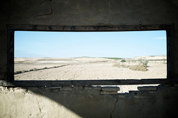 Old ruins view