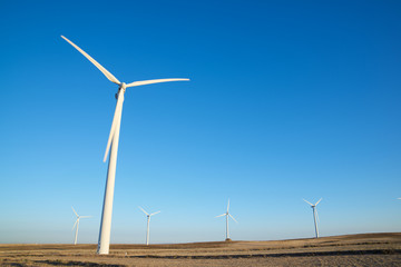 Fototapeta premium Wind energy concept