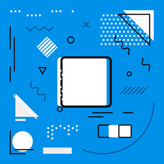 Modern background with Square icons