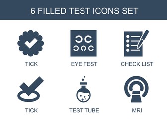 test icons