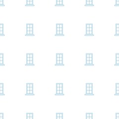 door icon pattern seamless white background