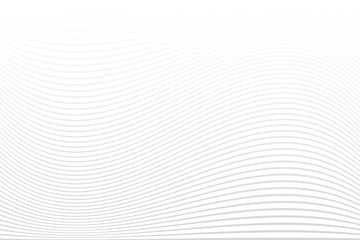 White striped background. Abstract wavy lines texture.