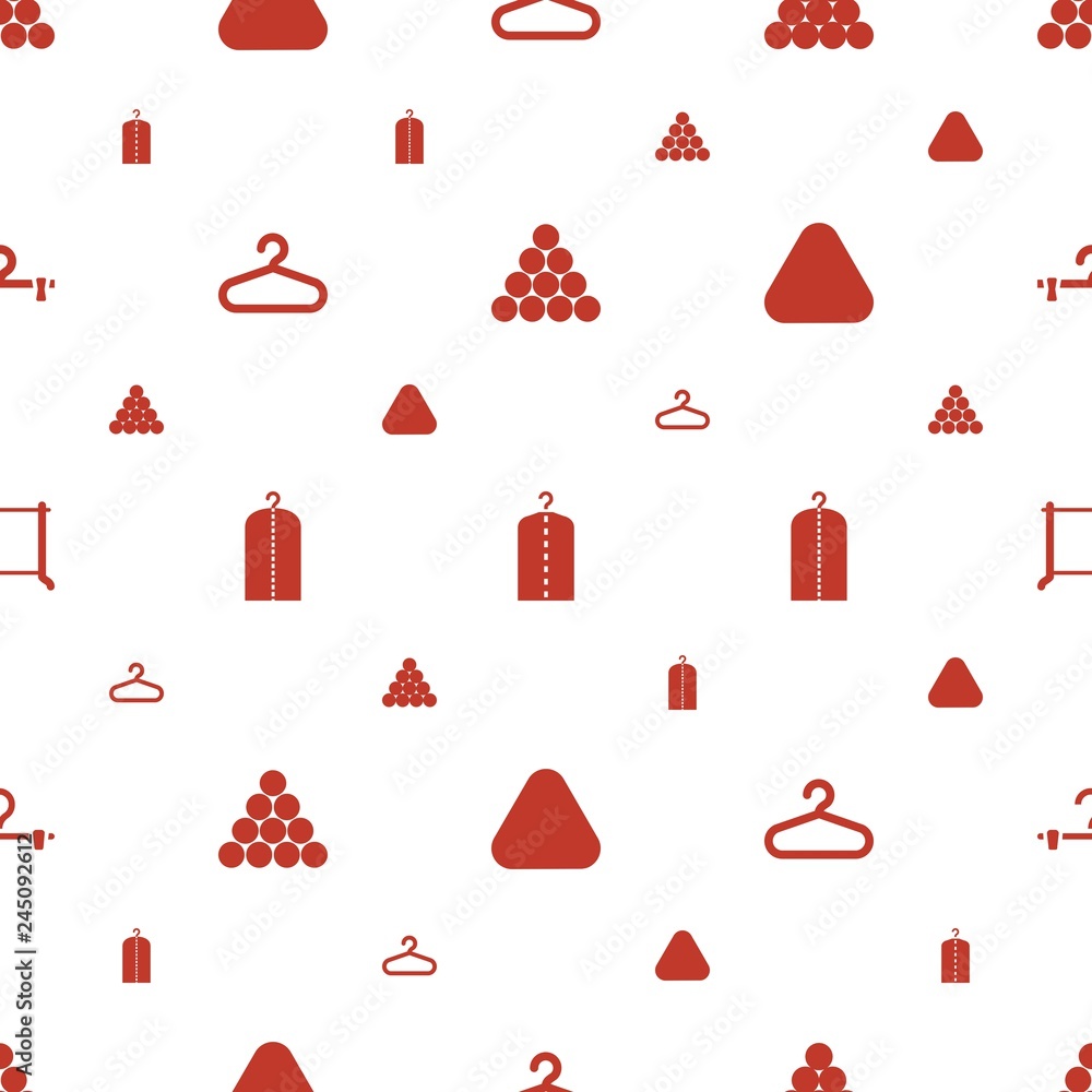 Poster rack icons pattern seamless white background