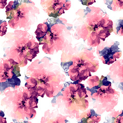 Rose pattern,seamless with effect on it.