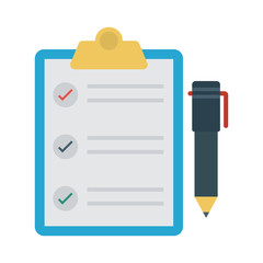 project   clipboard   checklist