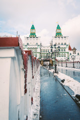 Landscape. The Izmailovo Kremlin. Moscow. Russia. Winter.