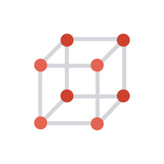 Obraz premium science molecule physics