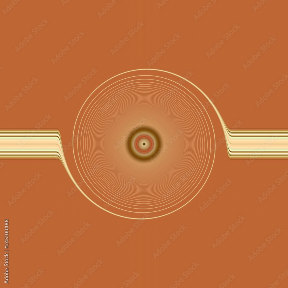 Poster abstract background texture of elements of spiral geometric figures and color lines