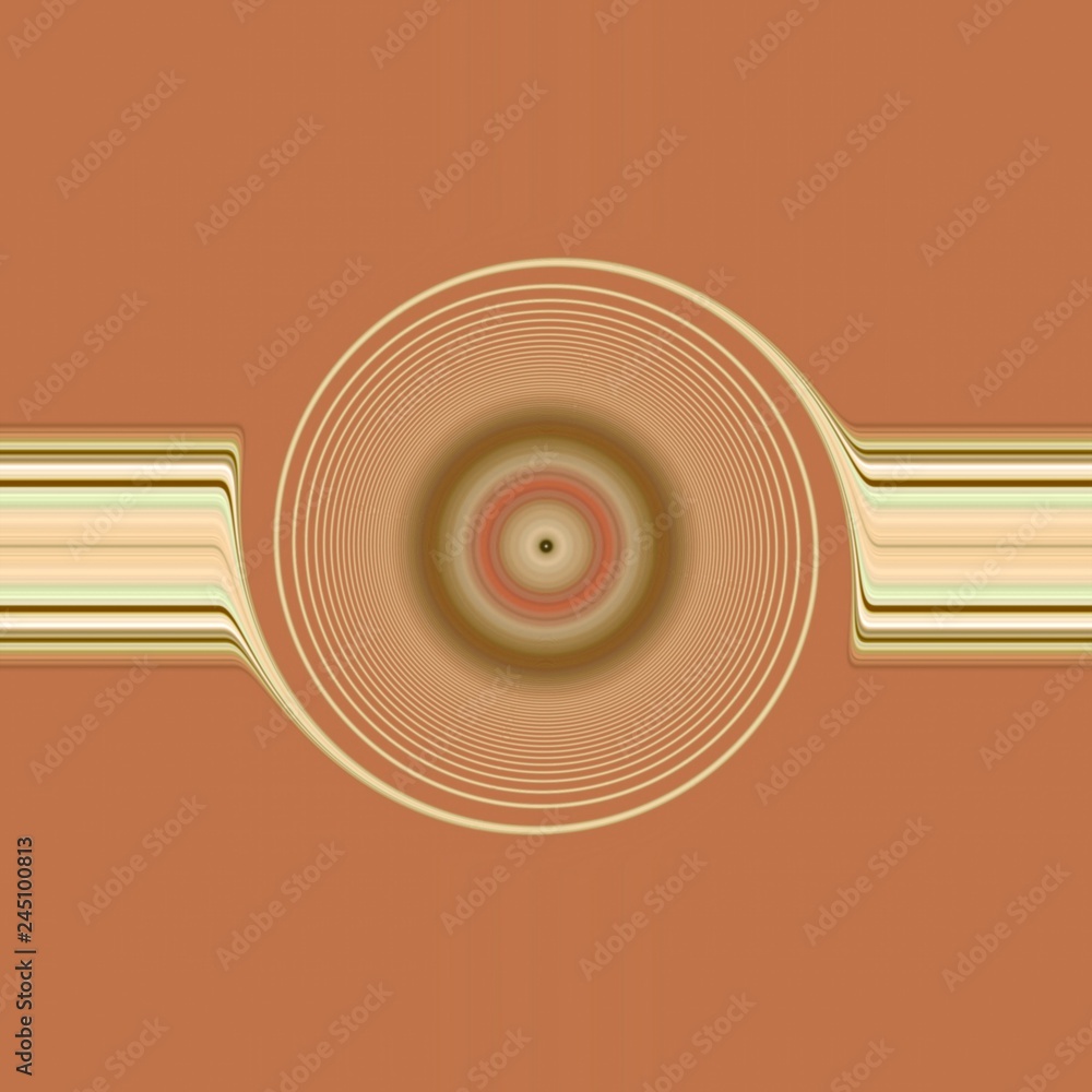 Poster abstract background texture of elements of spiral geometric figures and color lines