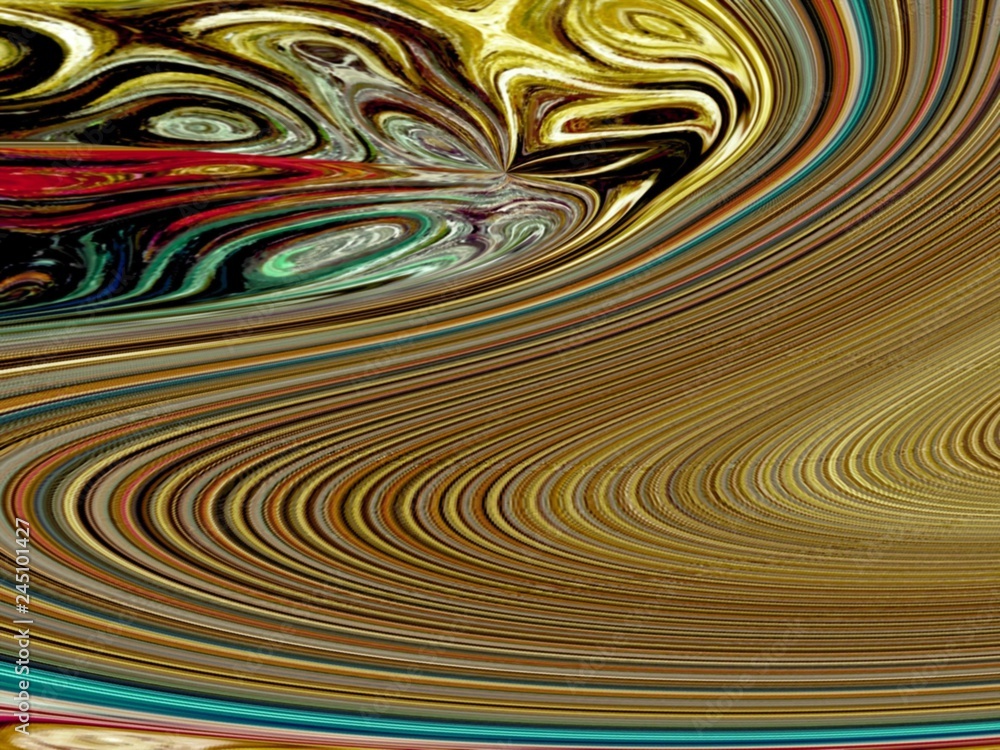 Poster abstract background texture of elements of spiral geometric figures and color lines
