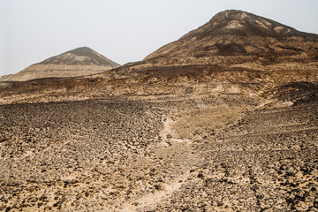 Hills of the Black desert, Egypt