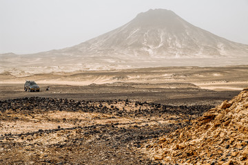 I camped in the Black Desert, White Desert and Crystal Mountain in the western part of Cairo in...