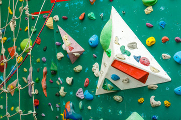 Artificial climbing wall, climbing wall for practicing - climb background