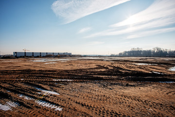 industrie gebiet unbebaut