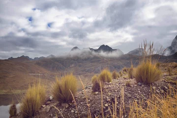 Papier Peint photo Alpamayo Mountains in Peru