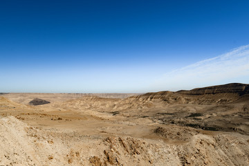 Fototapeta na wymiar Amazing canyon seen from the Kings Highway in Jordan.