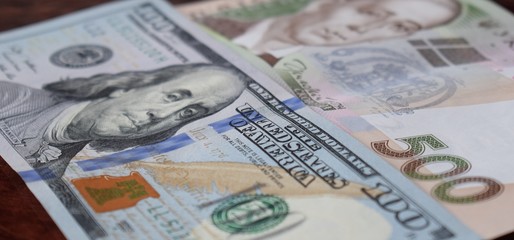 The Hryvnia to the Dollar USA