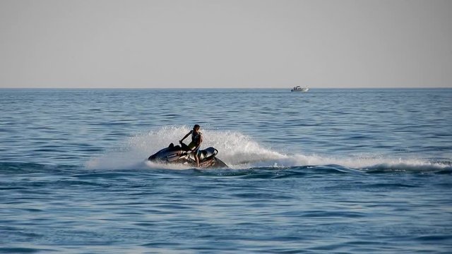 Guy On Water Skiidoo