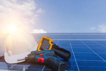 PPE and Equipment for maintenance solar systems