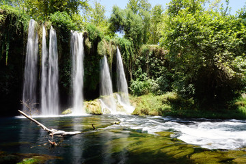 Fototapeta na wymiar Manavgat duden waterfall in Antalya Turkey