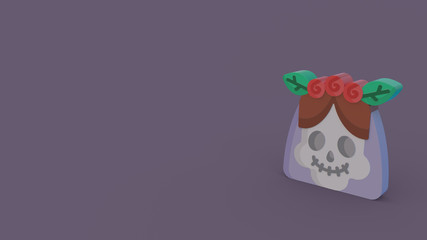 3d icon of death bride