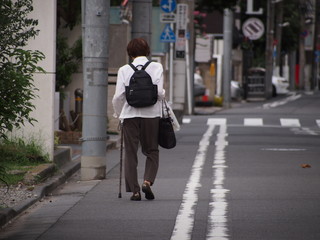 初老の女性