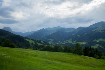 Fototapeta na wymiar Beautiful nature of Austria mountains, waterfalls, rivers and forests