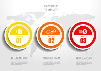 infographics business chart design template. You can place relevant content in the area, vector illustration.