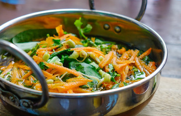 Delicious Vietnamese noodle bowl