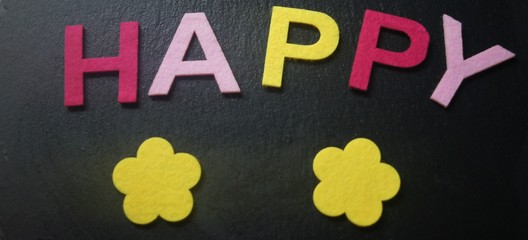happy,puzzle, letter, word, alphabet, isolated, text, colorful, letters, white, symbol, sign,...