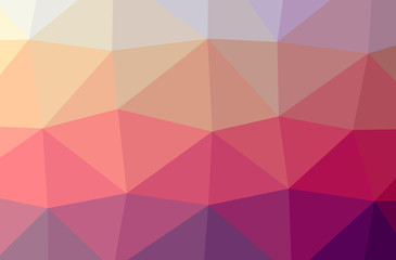 Obraz premium Illustration of abstract Pink horizontal low poly background. Beautiful polygon design pattern.